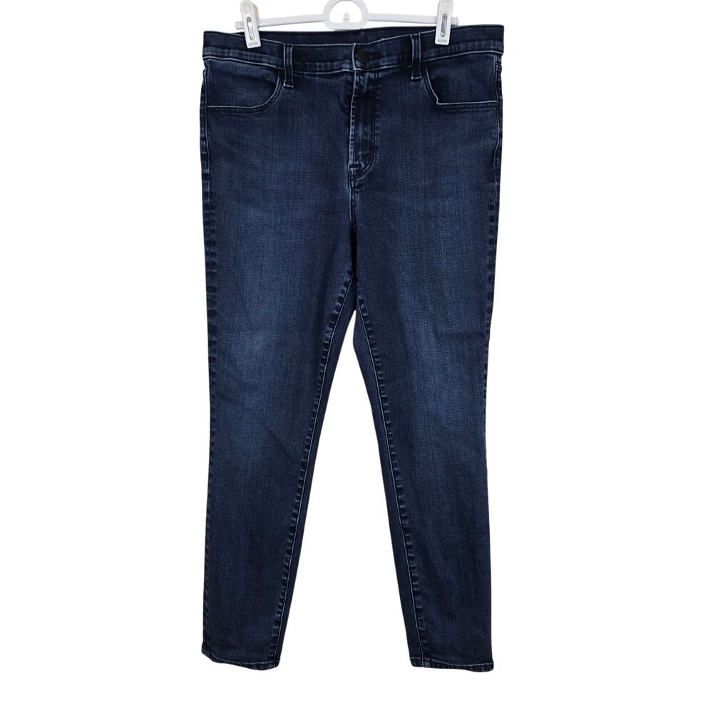 Women's J Brand Maria High Rise Skinny Darkwash Denim Jeans | Size 31